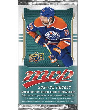 UPPER DECK MVP 2024/2025 JÄÄHOKIKAARDID KAARDIPAKK (Retail)